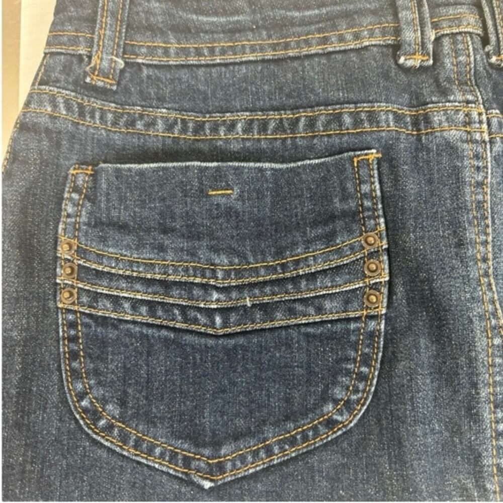 Billabong Blue Denim Jean Mini Micro Skirt Size 3 - Picture 8 of 10
